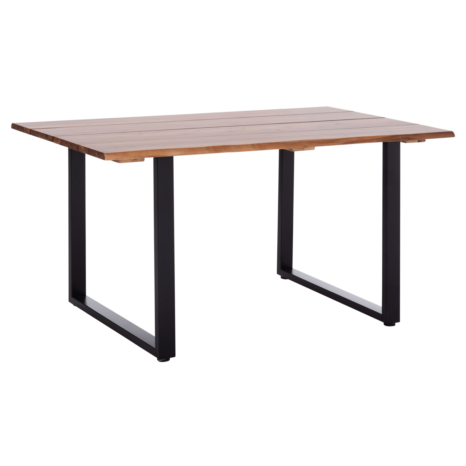 trapezi-trapezarias-fb9629602-xylo-akaki ΤΡΑΠΕΖΙ ΤΡΑΠΕΖΑΡΙΑΣ FRIGGO HM6296.02 ΞΥΛΟ ΑΚΑΚΙΑΣ-2,6εκ πάχος 140x80x76Υεκ. - Image 1