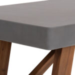 ΤΡΑΠΕΖΙ ΤΡΑΠΕΖΑΡΙΑΣ FIBER CEMENT & ΞΥΛΟ ΑΚΑΚΙΑΣ MAEVE HM6596.01 ΓΚΡΙ 160x90x75Υεκ - Image 6