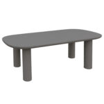 ΤΡΑΠΕΖΙ ΤΡΑΠΕΖΑΡΙΑΣ FIBER CEMENT KIORA HM6597.01 ΓΚΡΙ 200x100x76Υεκ
