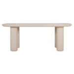 ΤΡΑΠΕΖΙ ΤΡΑΠΕΖΑΡΙΑΣ FIBER CEMENT KIORA HM6597.02 ΜΠΕΖ 200x100x76Υεκ - Image 3