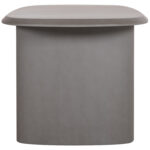 ΤΡΑΠΕΖΙ ΤΡΑΠΕΖΑΡΙΑΣ FIBER CEMENT ΟΒΑΛ GLEN HM6598.01 ΓΚΡΙ 260x95x75Υεκ - Image 4