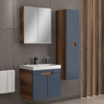 ΣΕΤ ΕΠΙΠΛΟΥ ΜΠΑΝΙΟΥ TREND 60cm.(3060)χρ.ANTHRACITE /BAROK MAT 9STRE060ABM-3060
