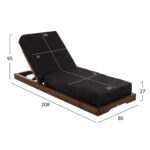 ΞΑΠΛΩΣΤΡΑ IKARIA HM10622.01 ΠΕΥΚΟ ΣΕ ΚΑΡΥΔΙ-ΜΑΥΡΟ TEXTILEΝΕ-ΜΑΞΙΛΑΡΙ 20εκ. - Image 2